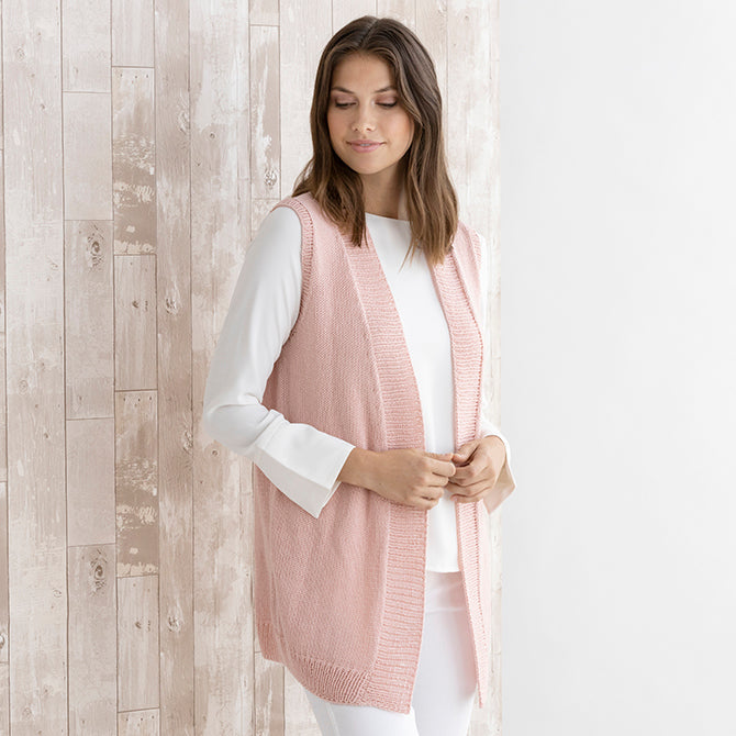 String Sandra Vest Waistcoat Knitting Pattern