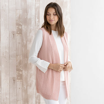 String Sandra Vest Waistcoat Knitting Pattern