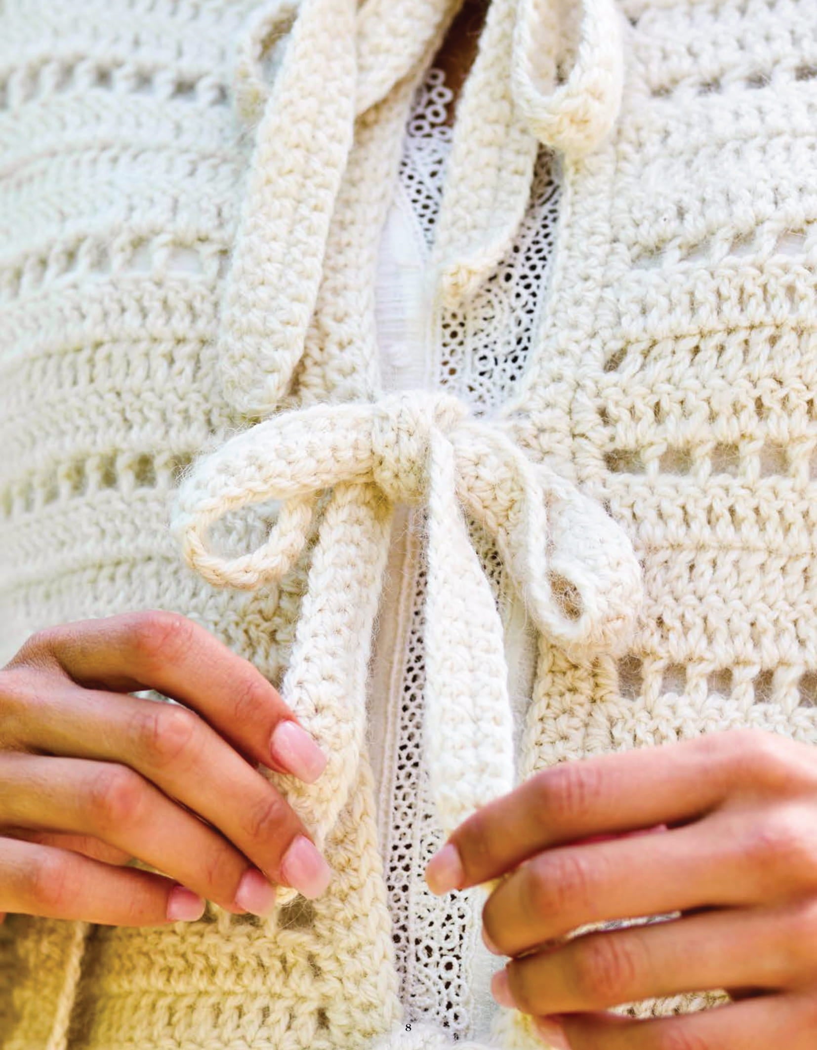 Pixie Tie Cardigan Crochet Pattern
