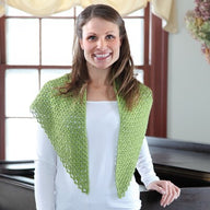 Valley Yarns Pincushion Moss Crocheted Shawl Pattern Pattern