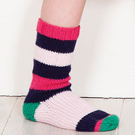MillaMia Camilla Striped Socks Knitting Pattern