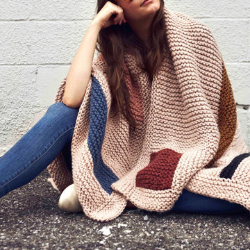 Rockwell Blanket Knitting Pattern