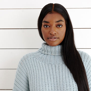 Debbie Bliss Rib Yoke Sweater Knitting Pattern