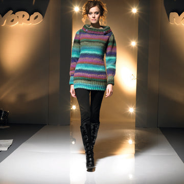 Tabatha Longline Sweater in Noro Kureyon - PDF