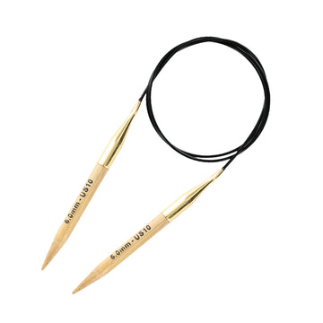 KnitPro Bamboo Fixed Circular Needles 32"