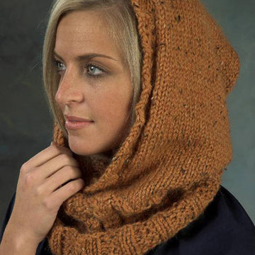 Hooded Neckwarmer Cowl Knitting Pattern