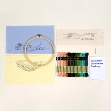 Spring Landscape by Georgie K. Emery Advanced Embroidery Kit