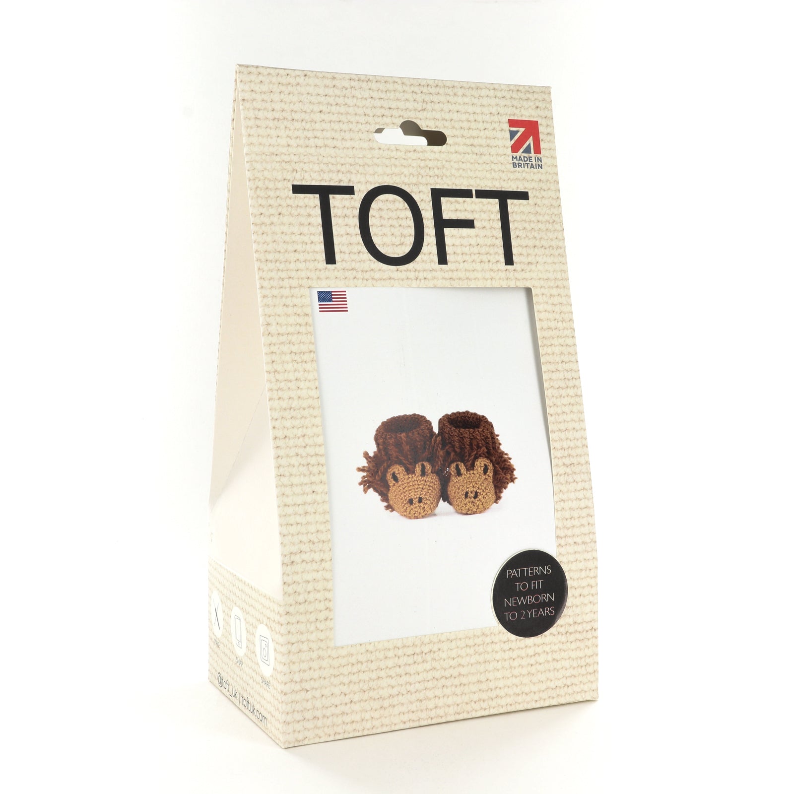 TOFT Animal Baby Booties Crochet Kit Discontinued Styles