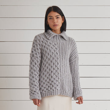 Debbie Bliss Aurelia Textured Sweater Knitting Pattern