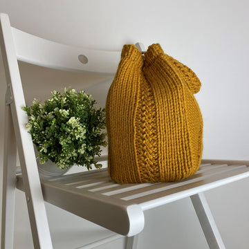 Mustard Cable Purse