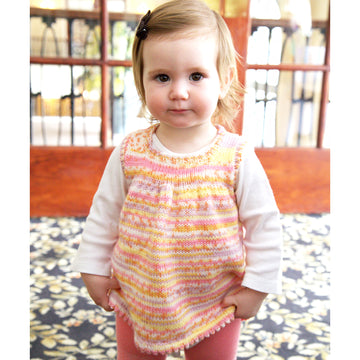 Plymouth Yarn Girls' Tunic Dress Knitting Pattern
