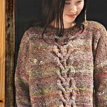 Noro Oversized Cable Top Jumper Knitting Pattern