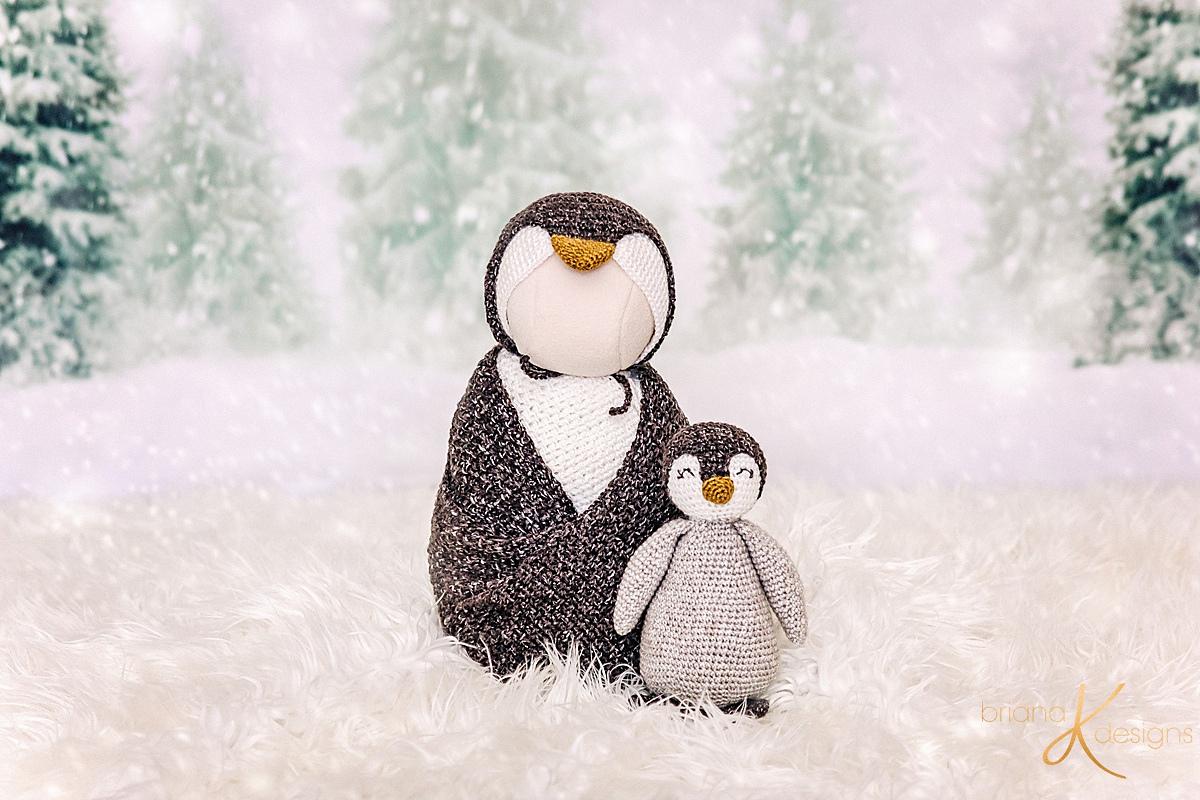 Penguin Crochet Buddy & Bonus Newborn Outfit