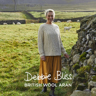 Debbie Bliss Cabled Raglan Sweater Knitting Pattern