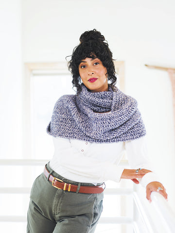 Irasburg Cowl in Berroco Stratto