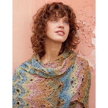 Lang PTO50-07 Shawl Wrap Knitting Pattern