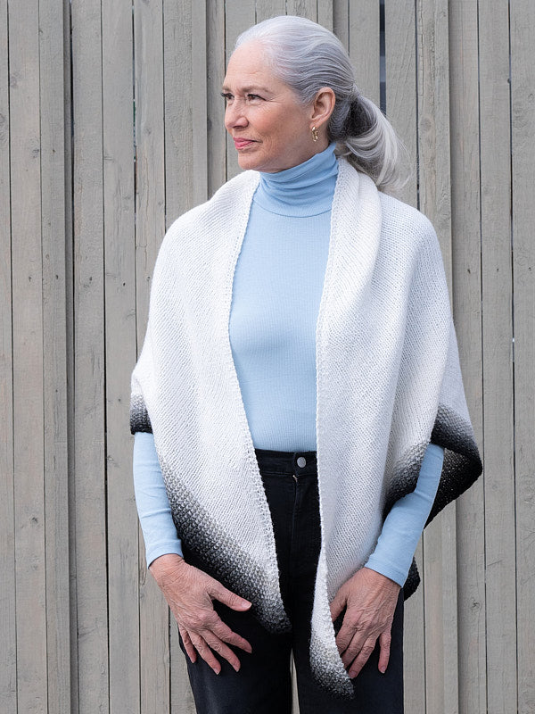 Edith Shawl Wrap Knitting Pattern