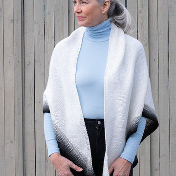 Edith Shawl Wrap Knitting Pattern