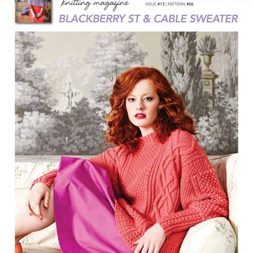 Debbie Bliss Blackberry St & Cable Sweater PDF
