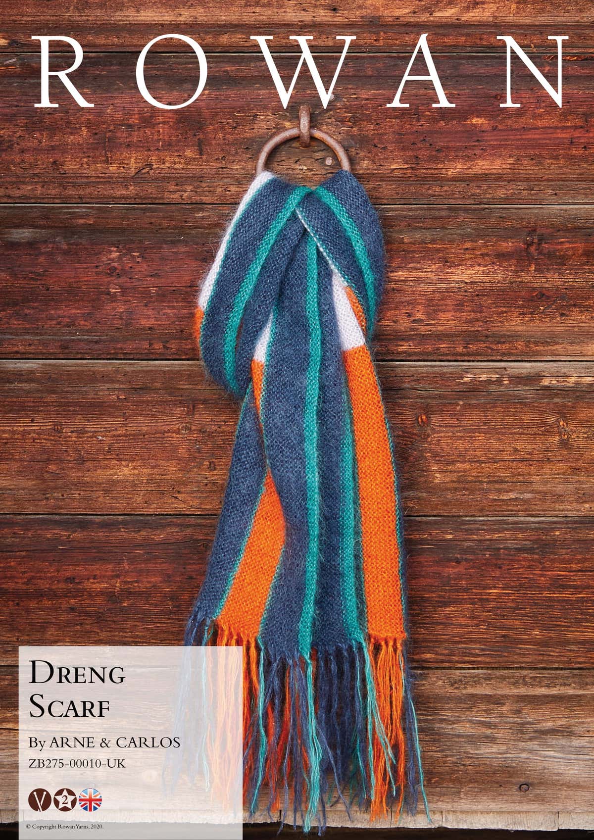 Rowan Dreng Scarf Knitting Pattern