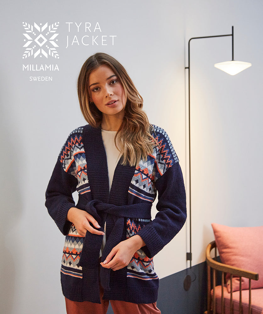MillaMia Tyra Jacket Knitting Pattern