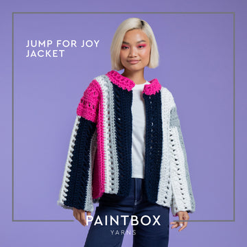Paintbox Yarns Jump for Joy Jacket Crochet Pattern