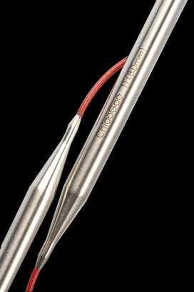 ChiaoGoo 40" Red Lace Stainless Steel Circular Knitting Needles