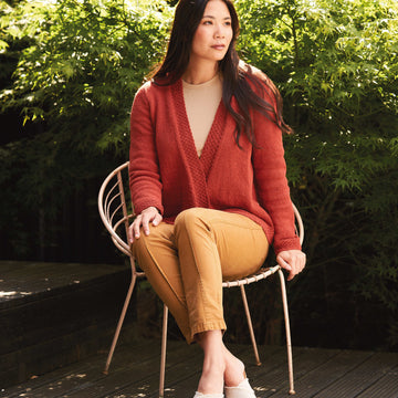 Ambience Cardigan in Rowan Cotton Revive PDF