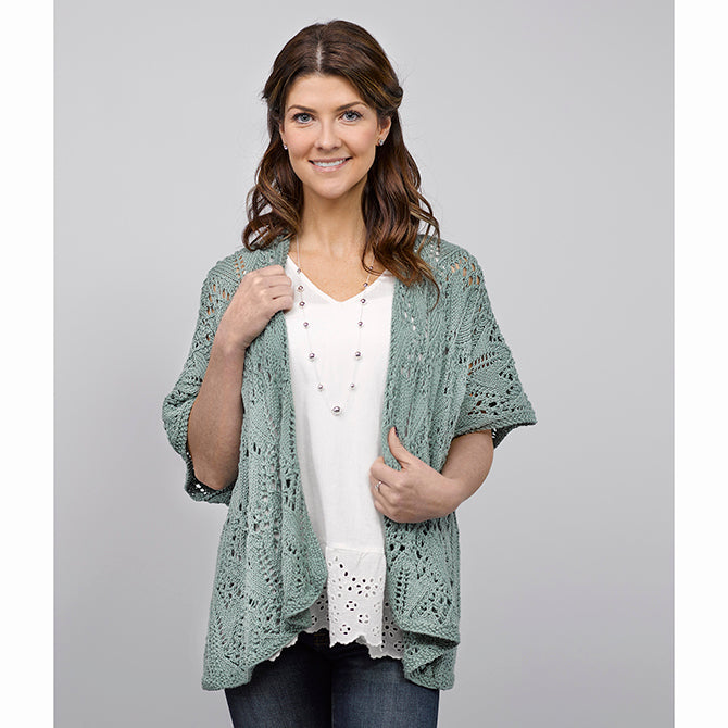 Valley Yarns Cloe Cardigan Knitting Pattern