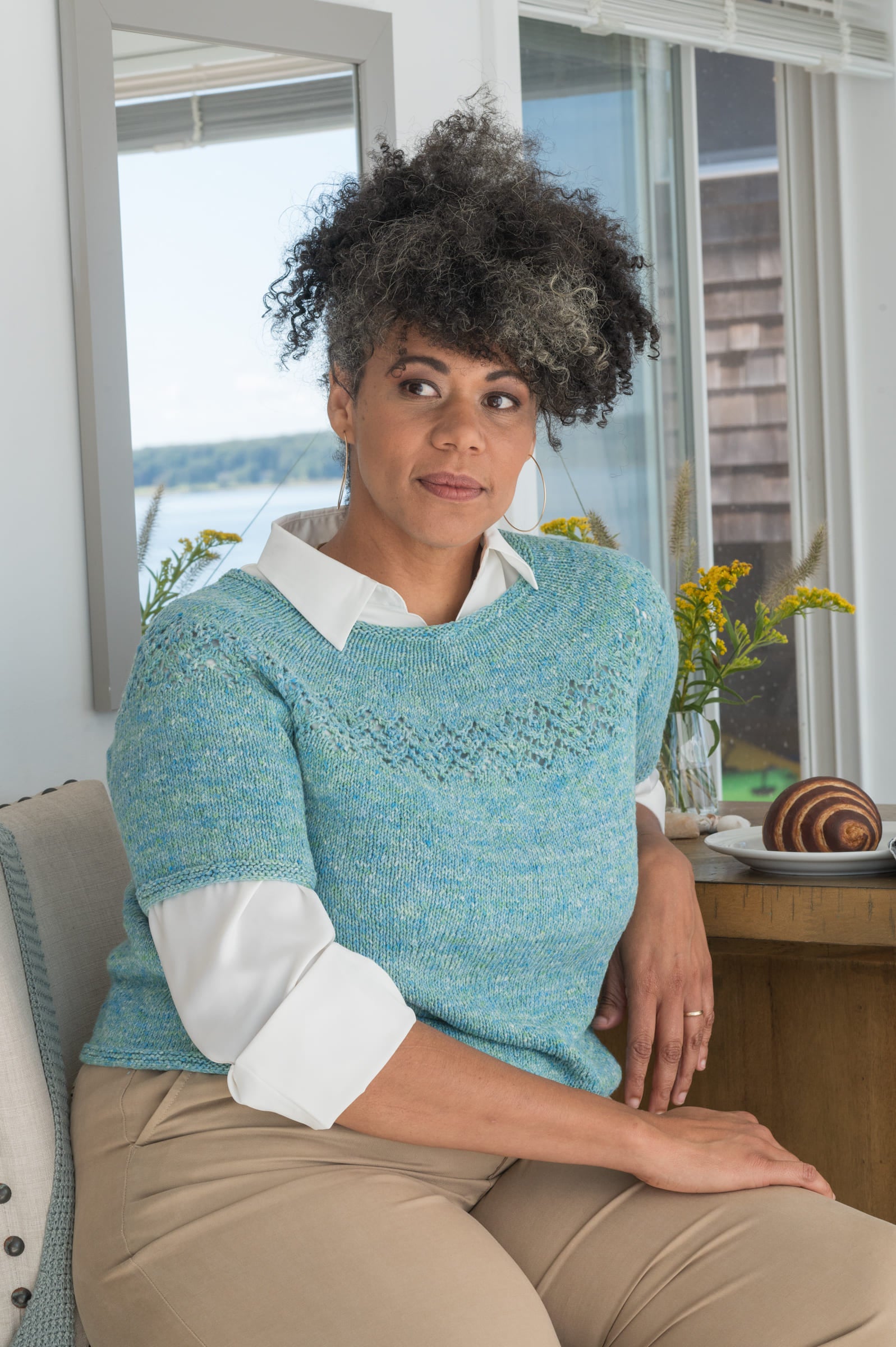 Berroco Essentials Willow Top Knitting Pattern