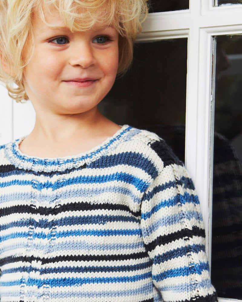 Debbie Bliss Cable Detail Jumper Knitting Pattern