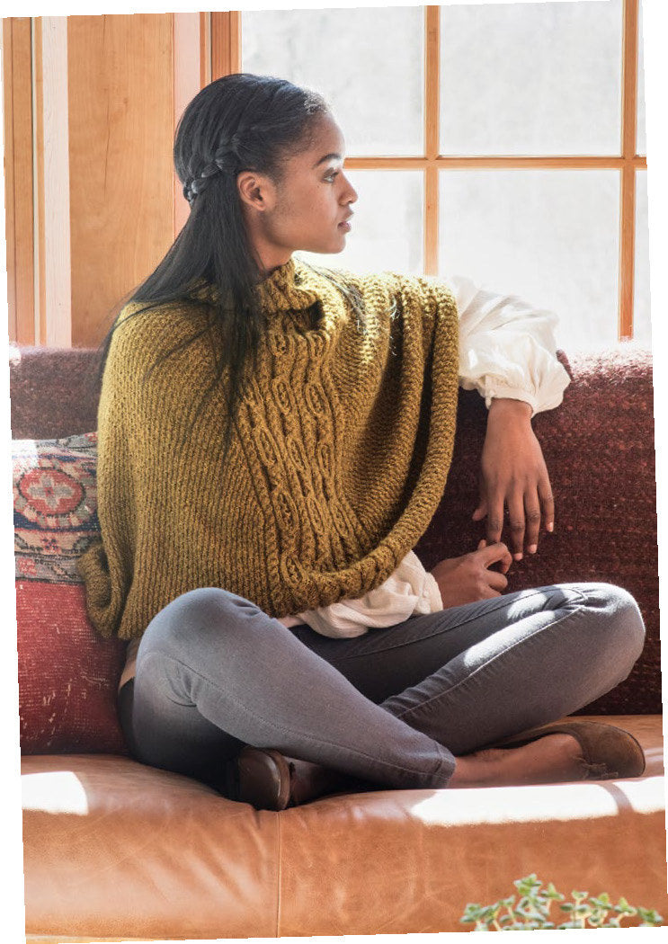 Oakham Poncho Cape Knitting Pattern