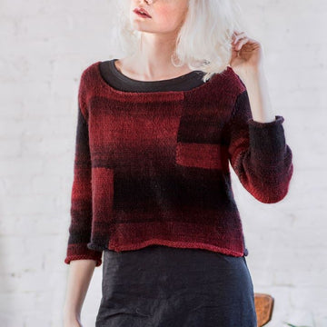 Garnet Star Pullover Top Knitting Pattern