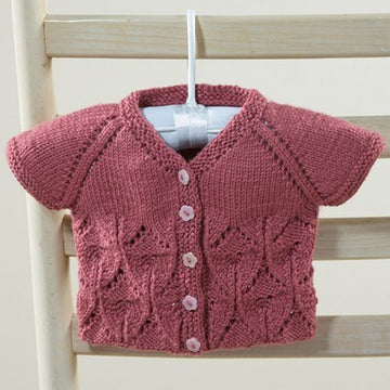 Valley Yarns Aprilis Baby Cardigan Knitting Pattern