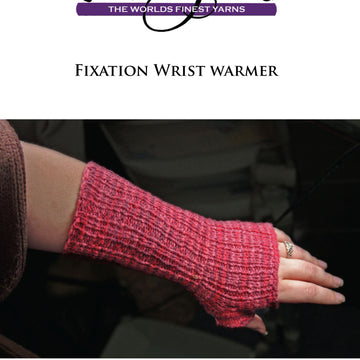 Wrist Warmer in Cascade Fixation Spray Dyed- DK143 - Free PDF