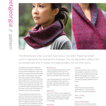 SweetGeorgia Bloodwood Cowl PDF