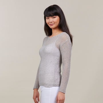 Sesia Carolina Boatneck Pullover Jumper Knitting Pattern