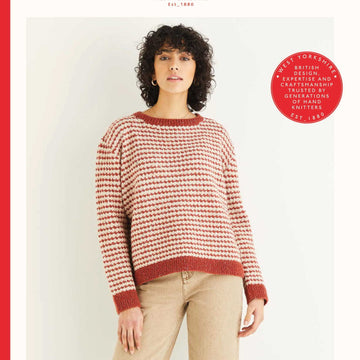 Sirdar Tweed Stitch Sweater Jumper Knitting Pattern