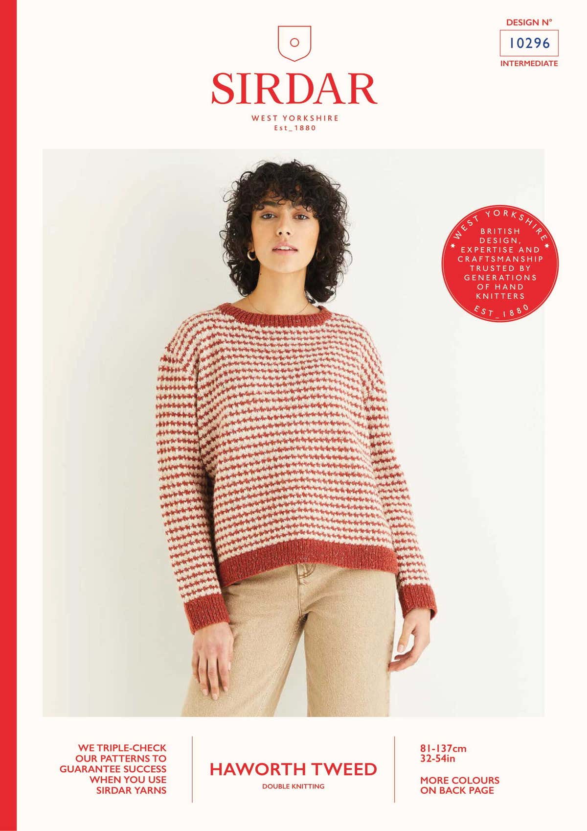 Sirdar Tweed Stitch Sweater Jumper Knitting Pattern