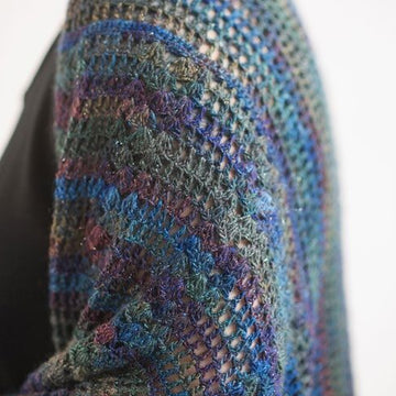 Eveleth Shawl in Berroco Millefiori Light Luxe PDF