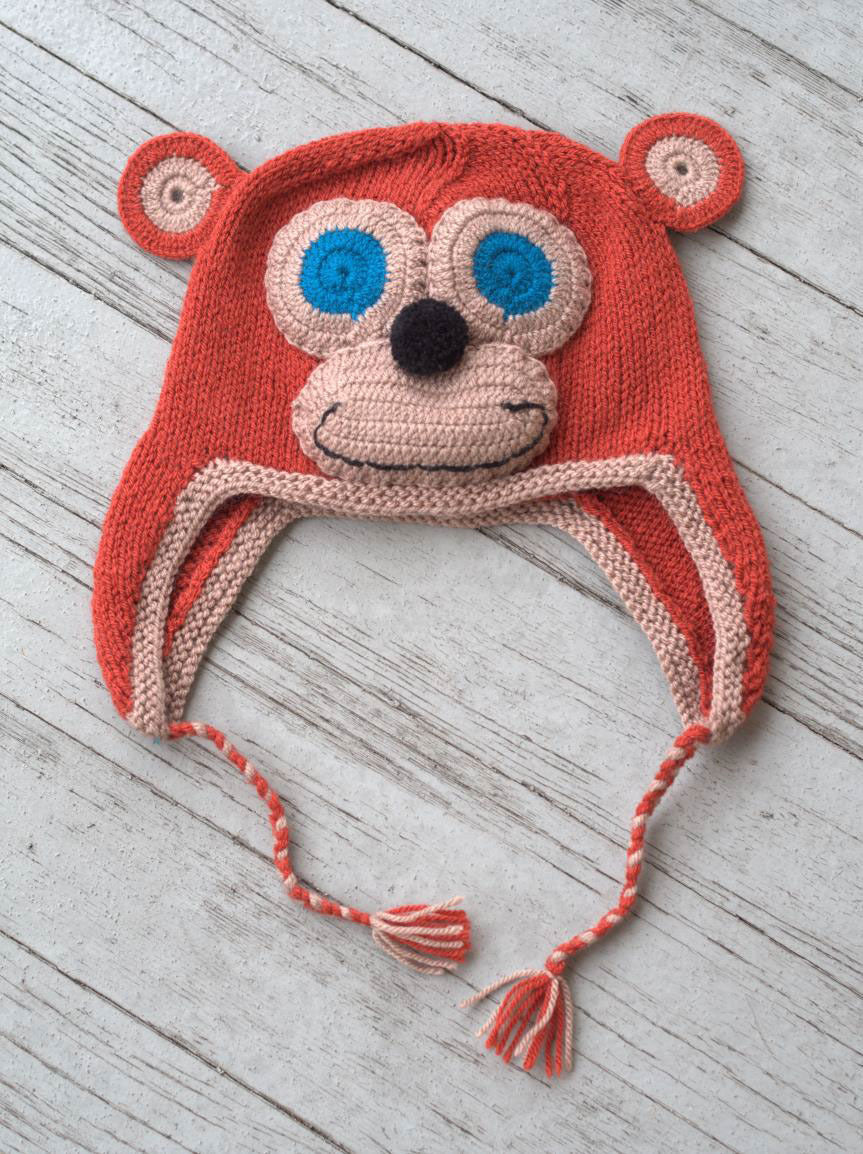 Knit Monkey Hat Knitting Pattern