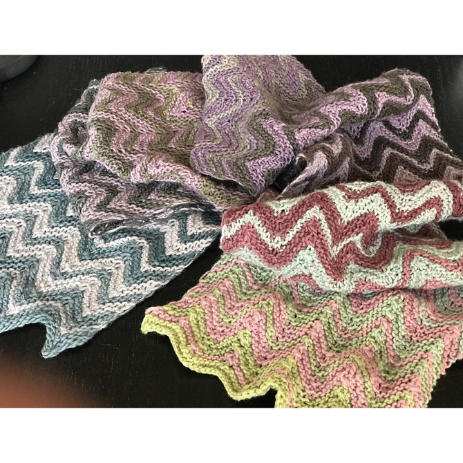 Freia Fine Handpaints Brimfield Scarf Knitting Pattern