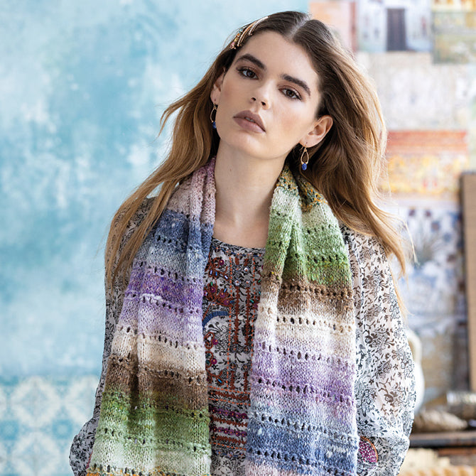 Noro Eyelet Scarf Knitting Pattern