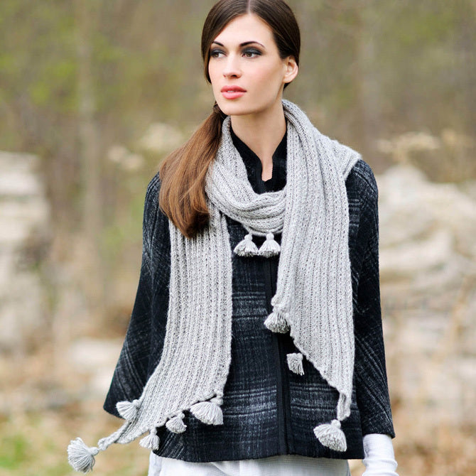 Blue Sky Fibers Leslie Wrap Knitting Pattern