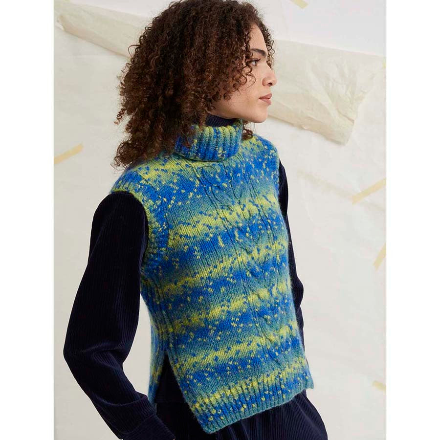 Lang PTO43-05 Slipover Waistcoat Knitting Pattern