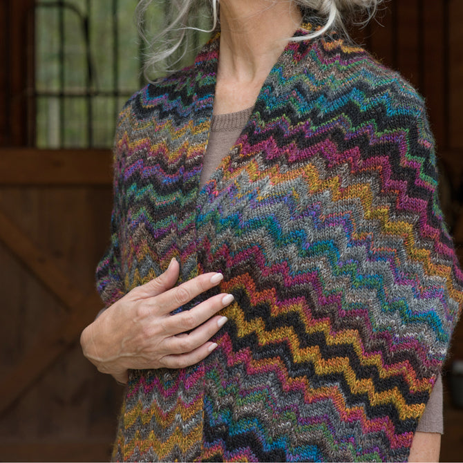 Berroco Jardin Wrap Knitting Pattern