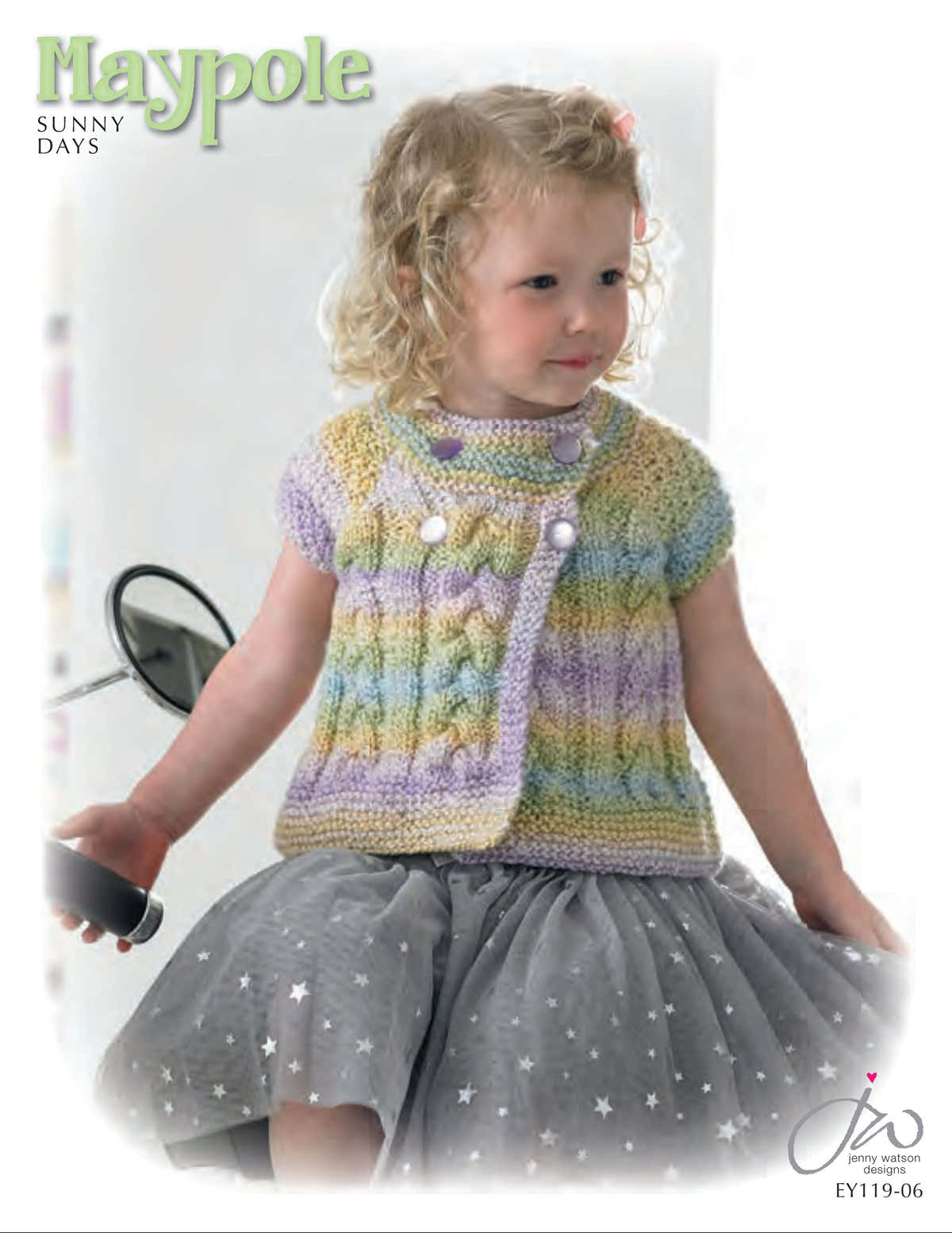 Euro Baby Sunny Days Cardigan Knitting Pattern