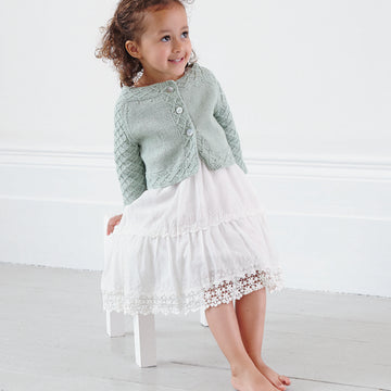Debbie Bliss Jemima Trellis Stitch Cardigan Knitting Pattern