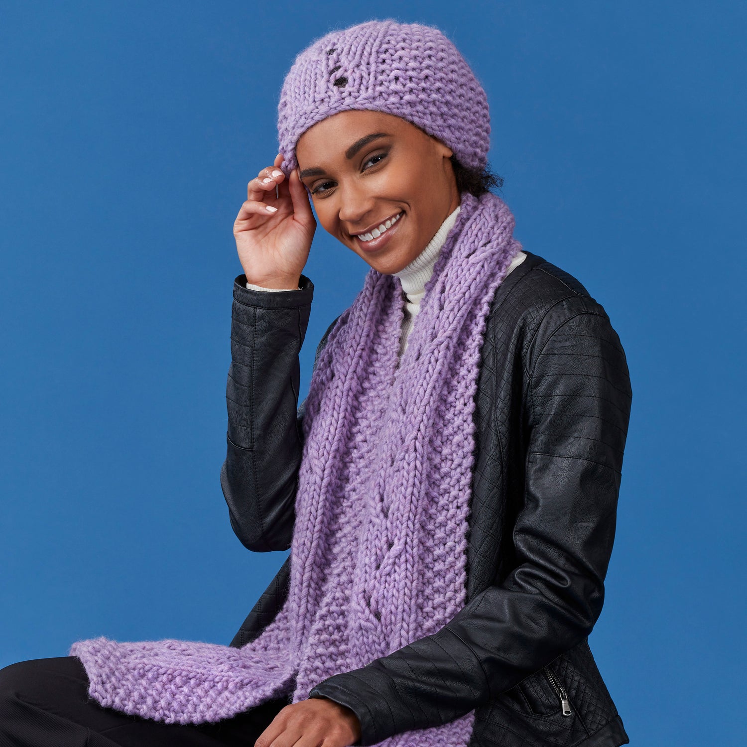 Tahki Yarns Dawson Hat & Scarf Knitting Pattern
