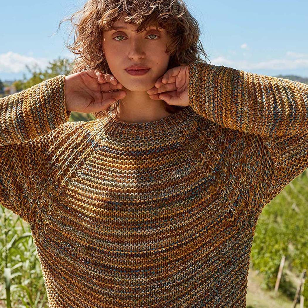 Lang PTO51-06 Raglan Sweater Jumper Knitting Pattern